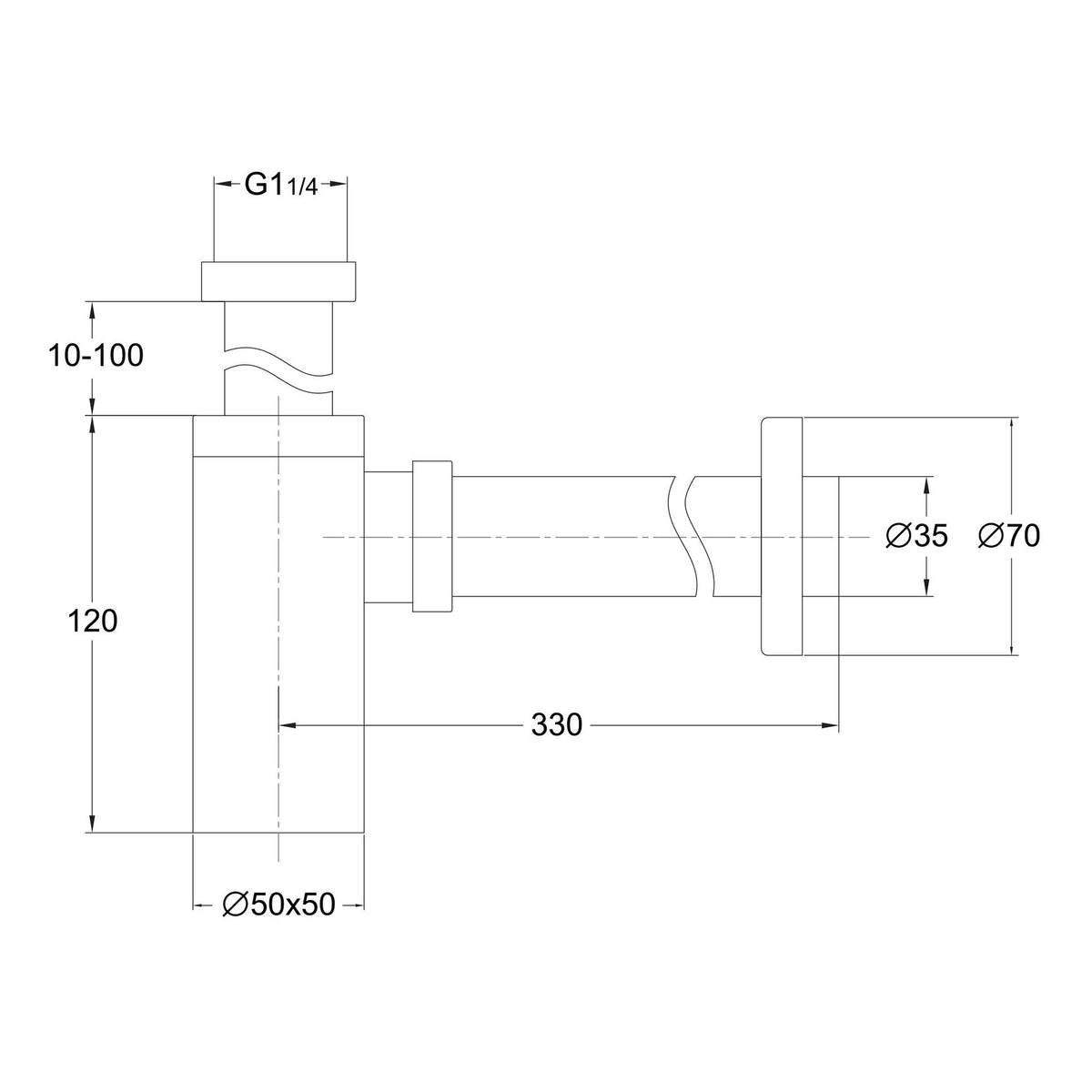 Scudo Square Bottle Trap