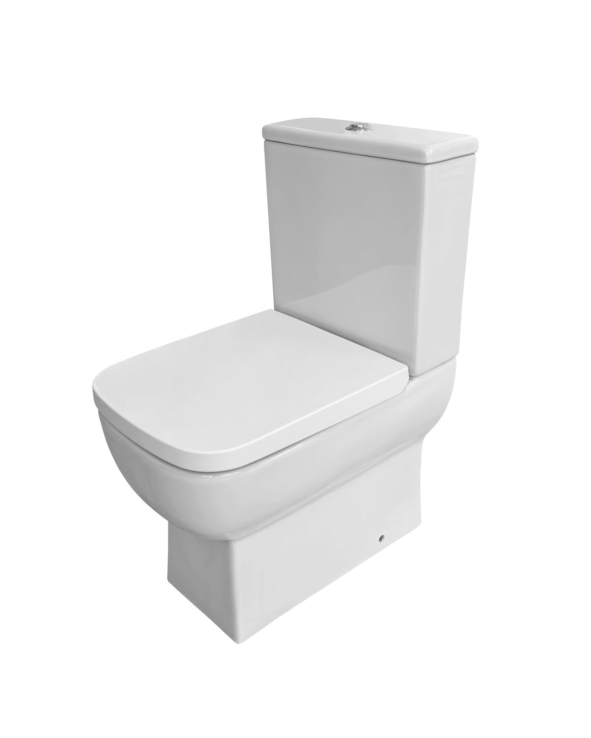 Scudo Choices Rimless Close Coupled Toilet With Cistern & Soft Close Seat
