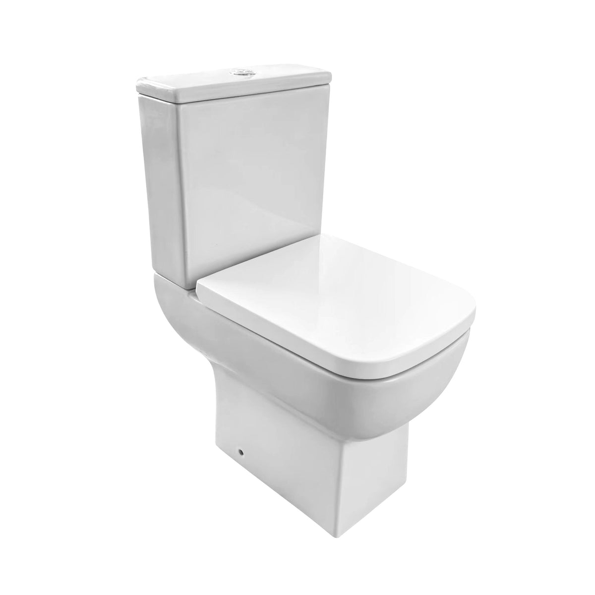 Scudo Choices Rimless Close Coupled Toilet With Cistern & Soft Close Seat