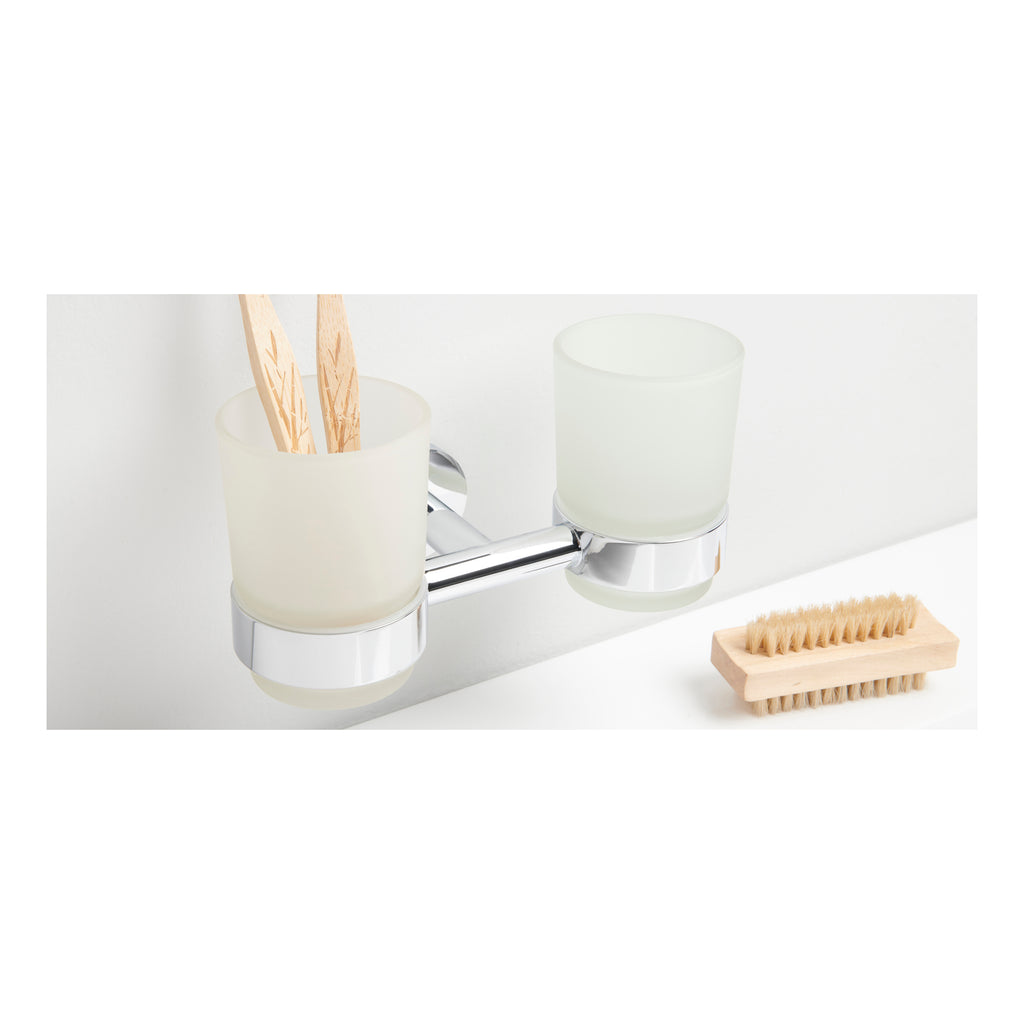 Scudo Delta Double Tumbler - Chrome - lifestyle