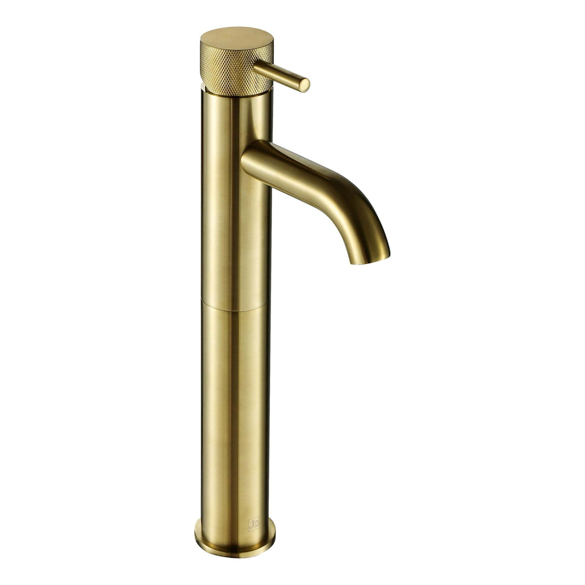 Brass bathroom tap with modern design, high-quality finish, and sleek metal handle, ideal for contemporary bathroom upgrades and stylish fixture installations.