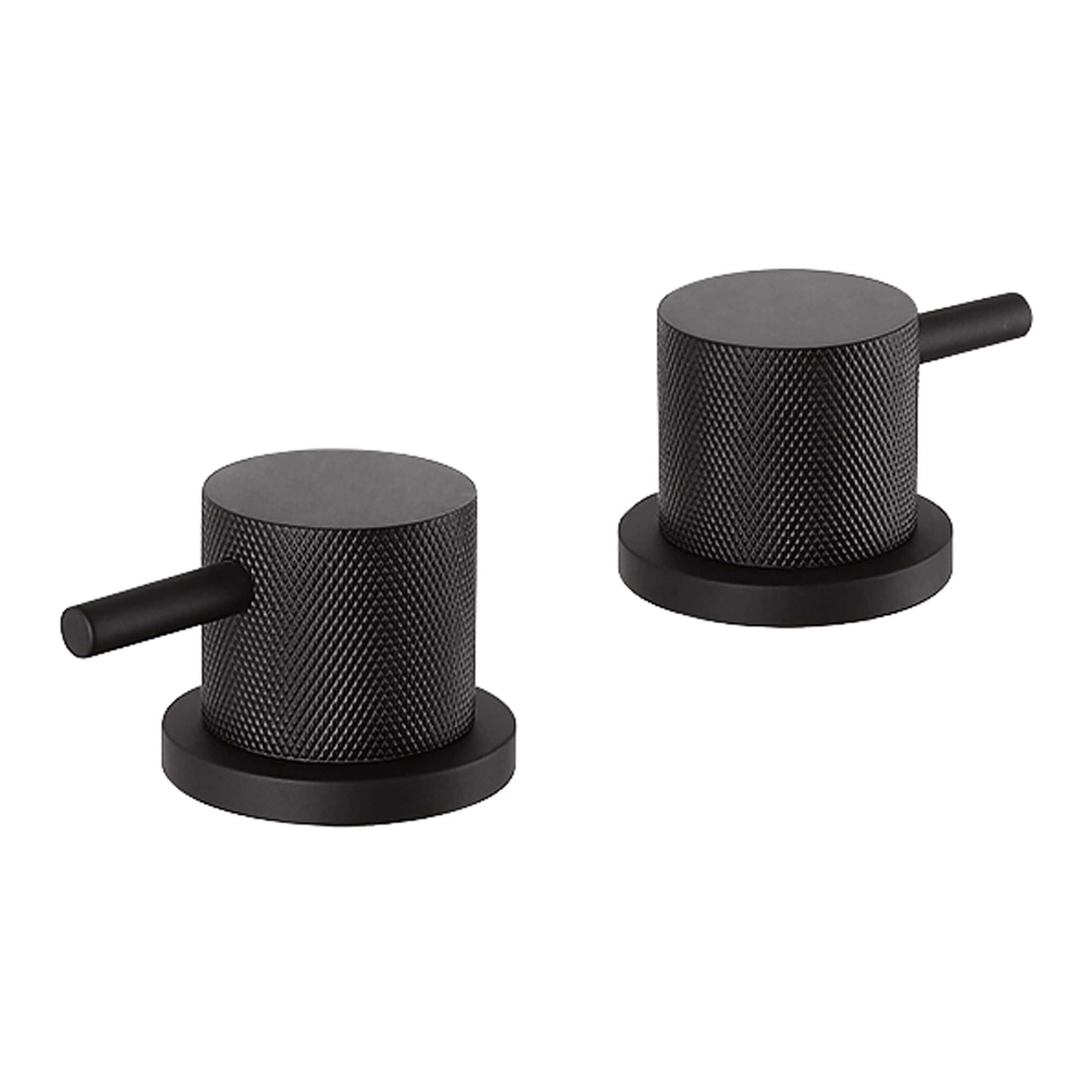 Sleek black bathroom cabinet handles with textured finish, ideal for modern bathroom renovations and furniture updates. Durable, stylish, and easy to install for contemporary bathroom designs.