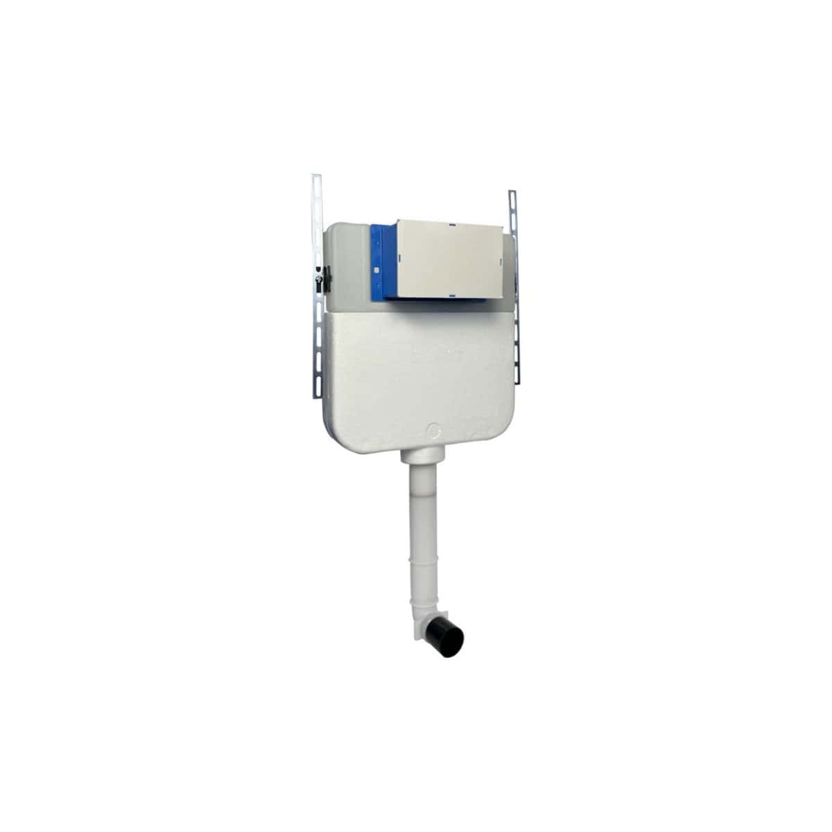 Efficient toilet cistern with concealed tank for modern bathroom installations. Suitable for residential and commercial bathroom refurbishments, offering reliable flushing and seamless design.
