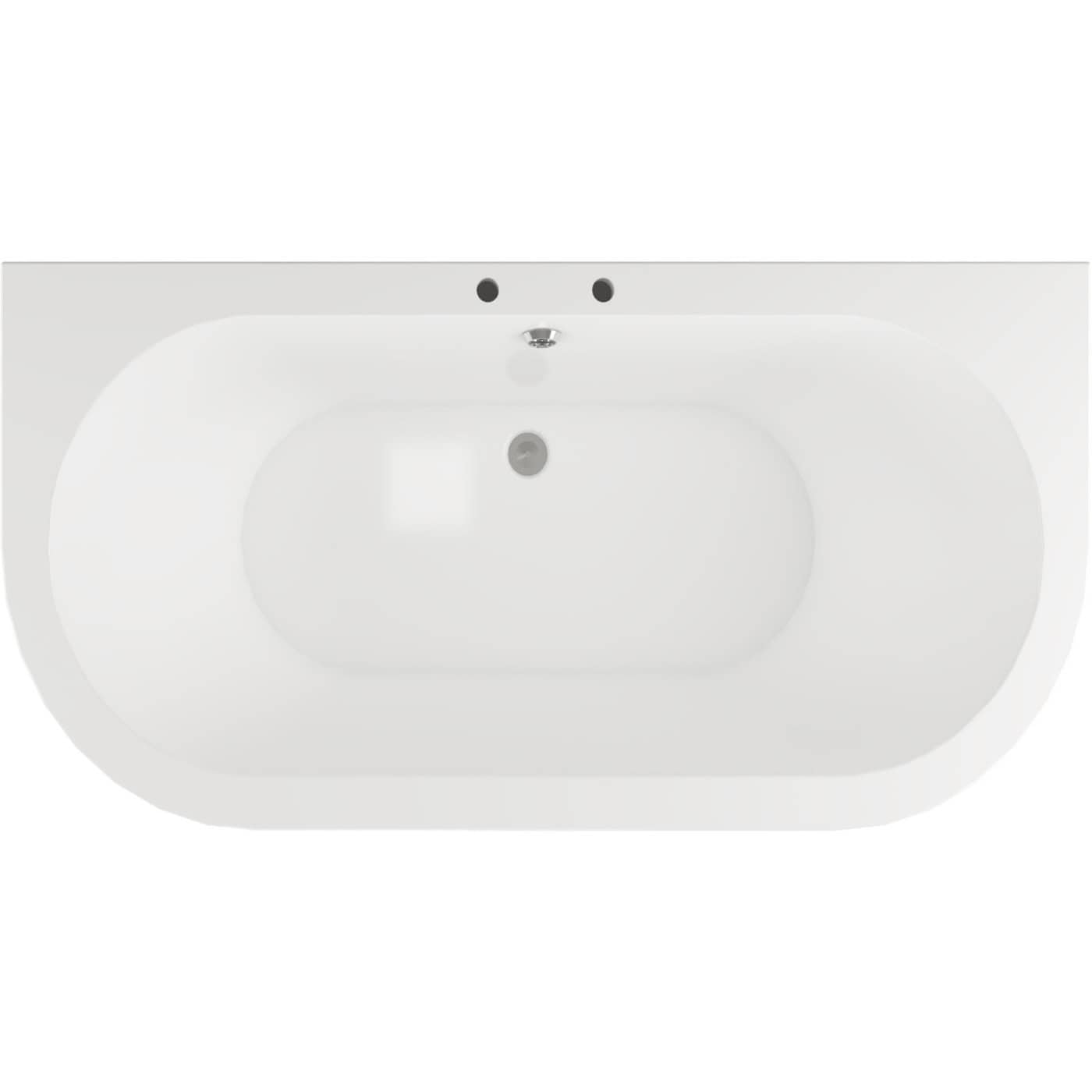 Bright white bathtub with sleek, modern design, ideal for contemporary bathrooms, featuring smooth curves and a high-quality finish. Perfect for relaxing baths and stylish bathroom decor.