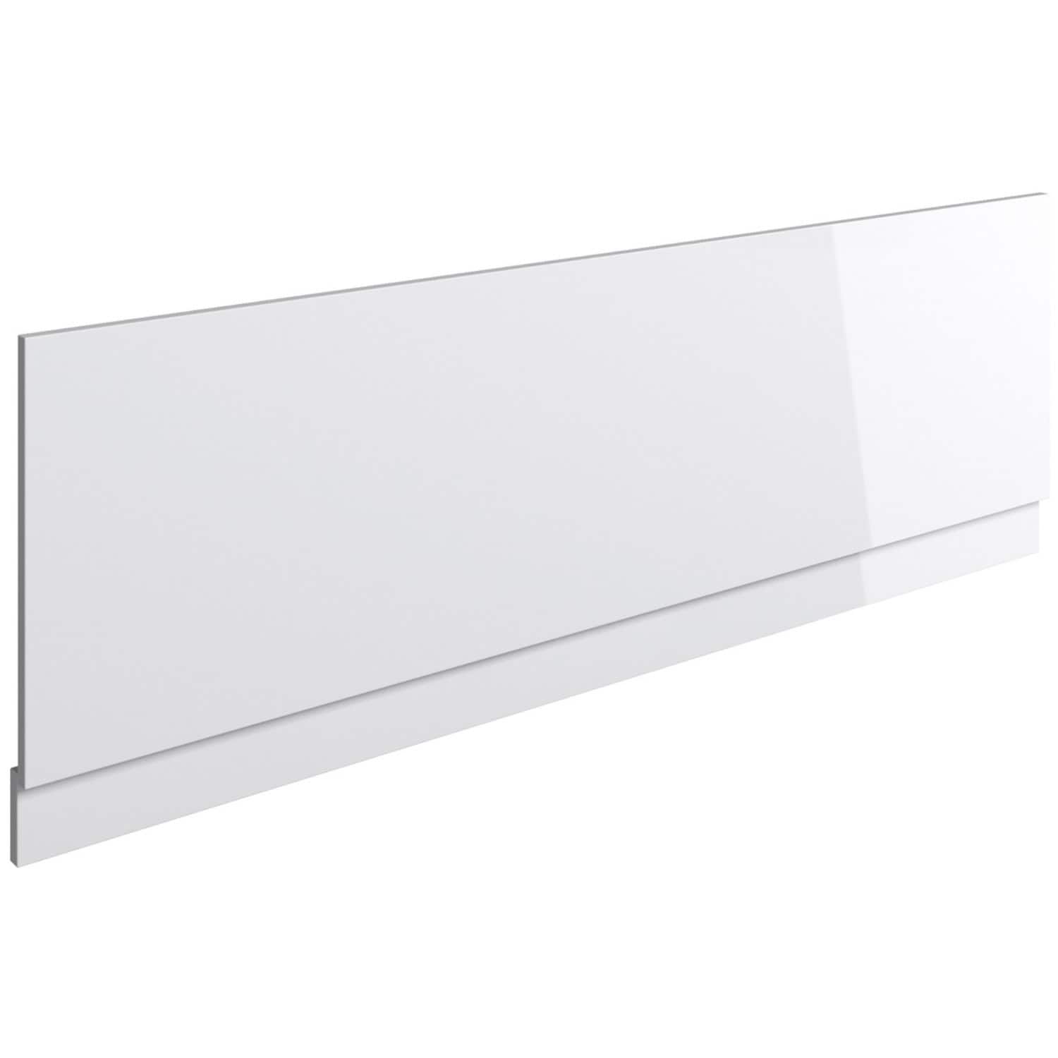 Sleek white bathroom panel with clean lines, ideal for modern wet room or shower enclosure designs. Durable, water-resistant, and easy to install, perfect for contemporary bathroom upgrades.