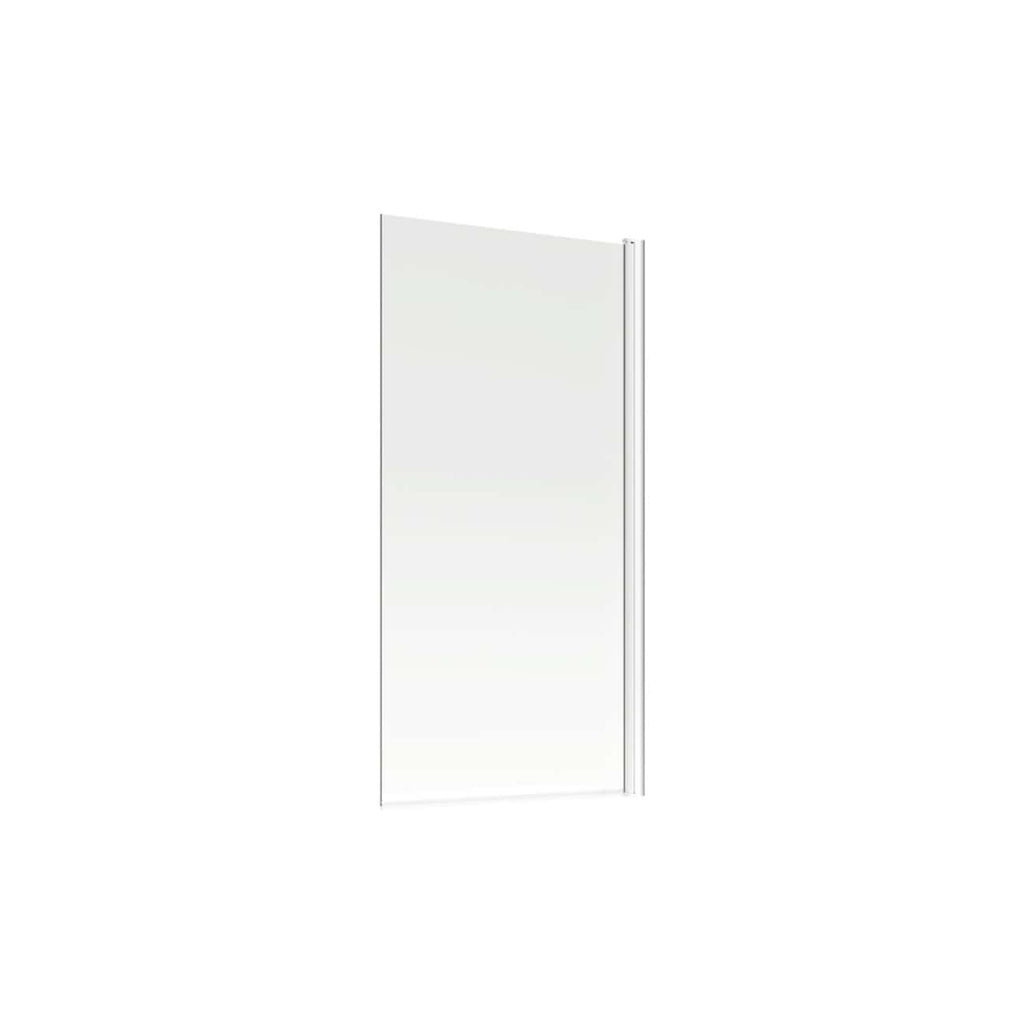 Clear glass shower door with aluminium frame, modern bathroom design, easy to install, sleek and durable. Perfect for contemporary bathroom renovations and shower enclosures.