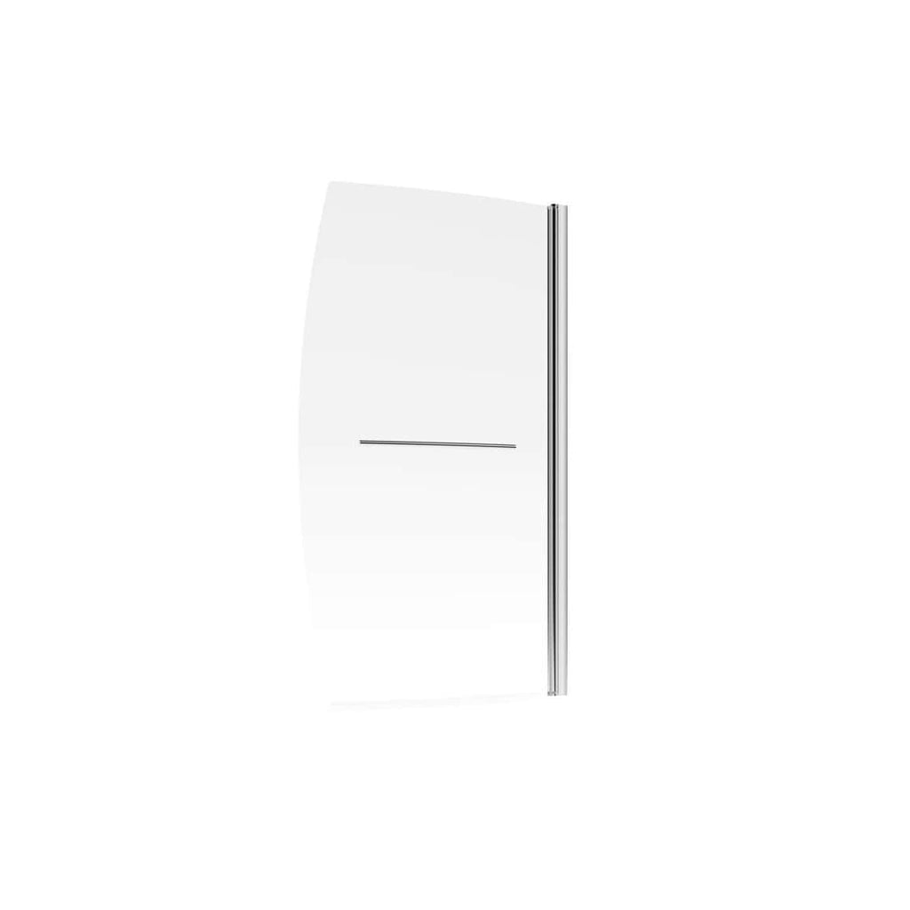 Sleek modern white bathroom mirror with stainless steel edge for contemporary bathroom design. Perfect for bathroom vanities, providing stylish functionality and enhancing space.