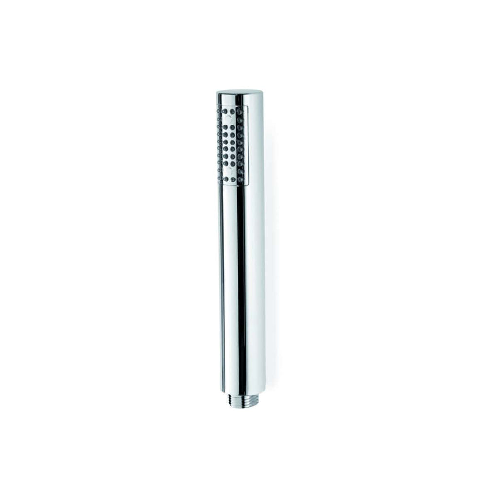 Shower hand spray in chrome finish, ideal for modern bathrooms, offering adjustable spray modes and easy installation for enhanced shower experience.