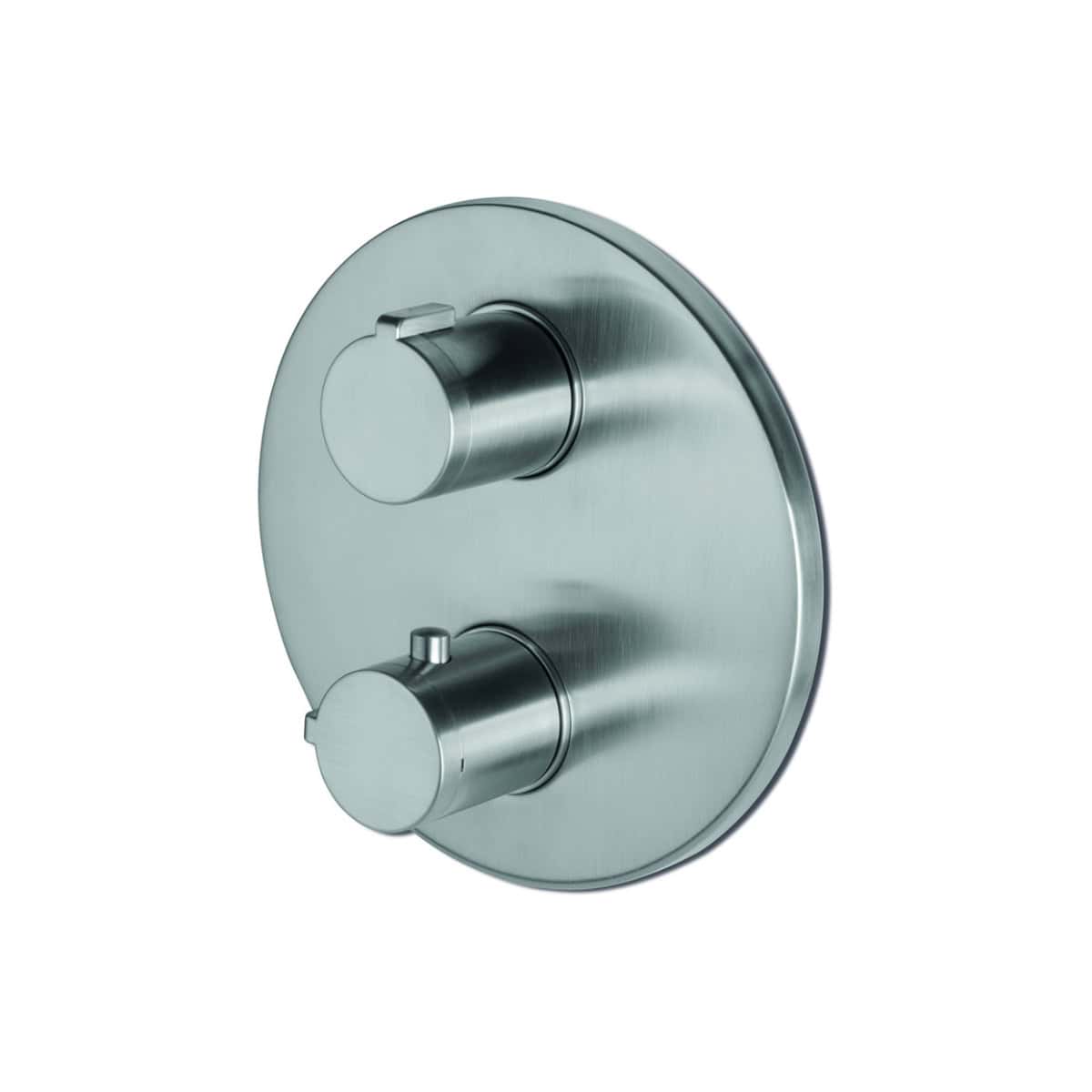 High-quality stainless steel bathroom dual control shower valve, modern and durable plumbing fixture for custom shower temperature control.