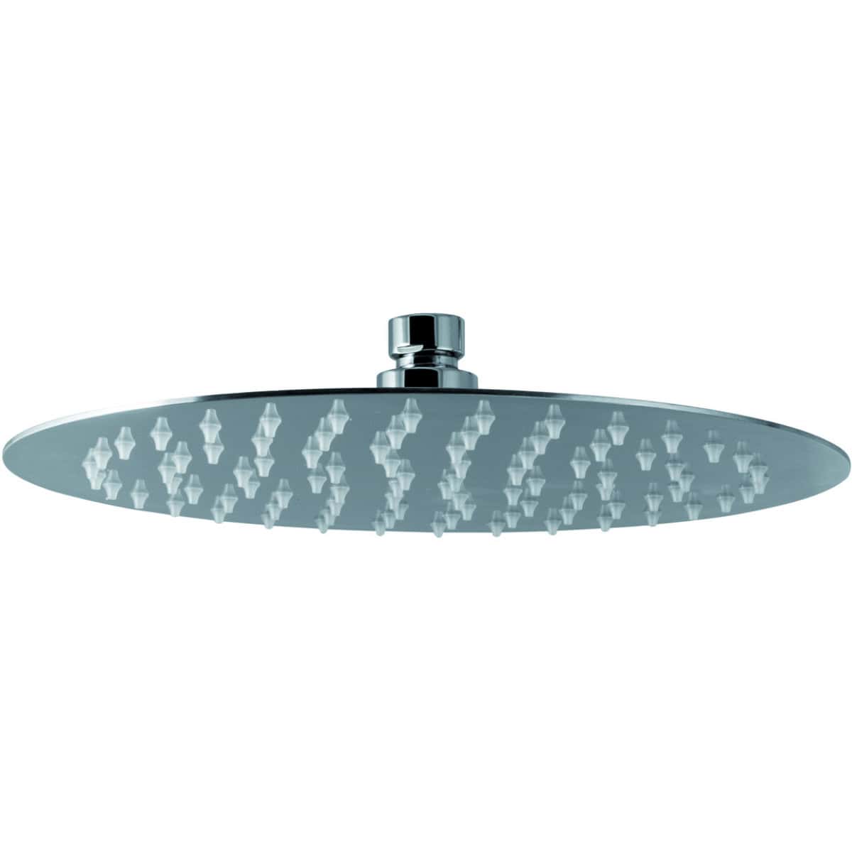 Showerhead with multiple spray nozzles, chrome finish, modern bathroom fixture, ideal for luxurious baths and efficient water flow, part of Bubly Bathrooms' premium shower accessories collection.
