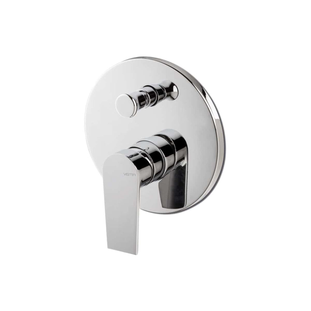 Sleek chrome bathroom mixer valve with modern design, ideal for high-quality shower and bath installations. Durable, easy to operate, and perfect for stylish bathroom interiors.