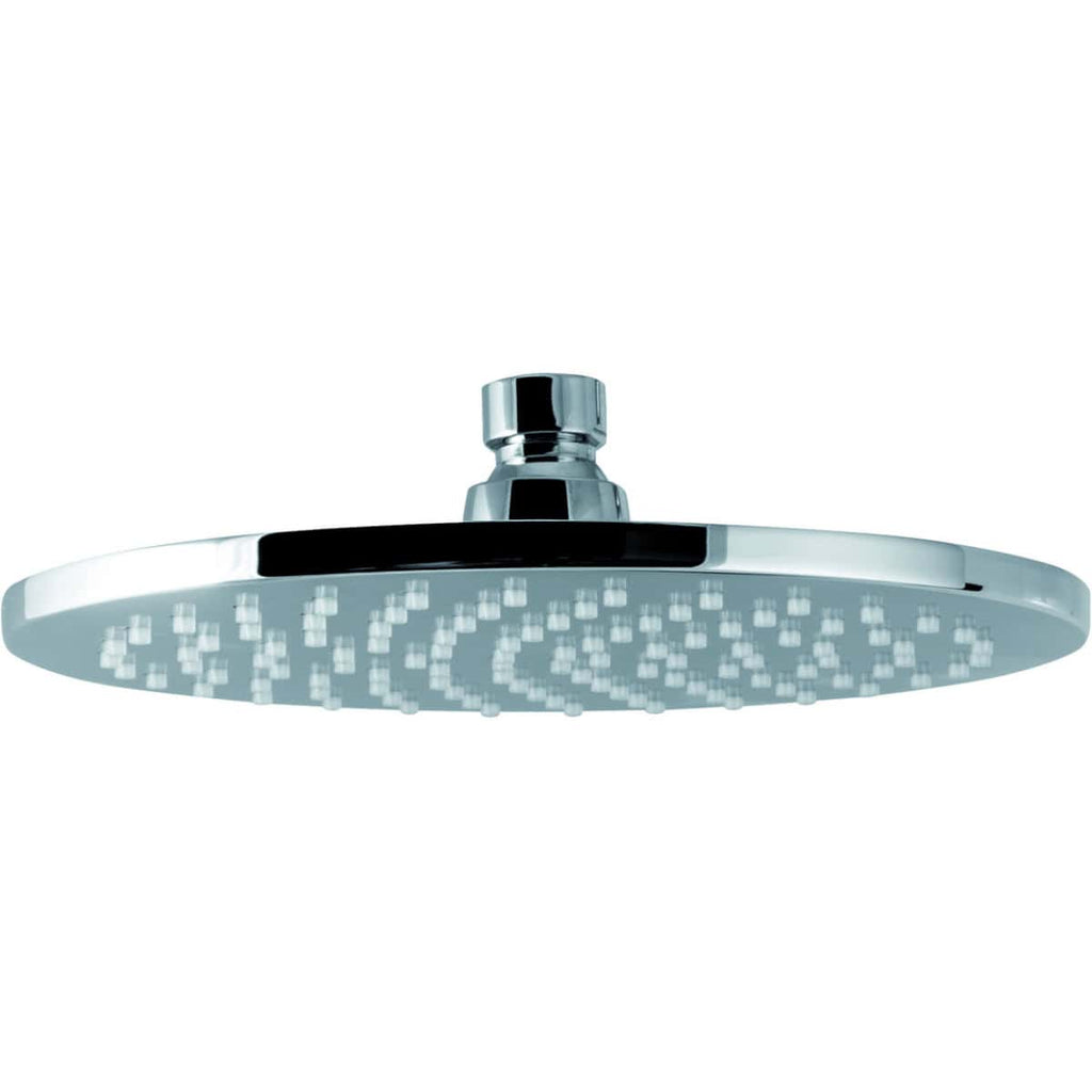 LED rainfall shower head with adjustable spray settings, sleek chrome finish, perfect for modern bathrooms, energy-efficient and easy to install.