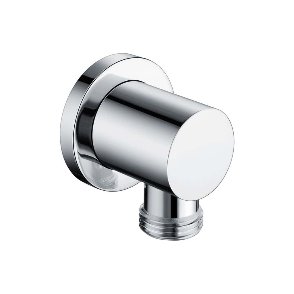 Chrome bathroom thermostatic valve for radiator control, modern and durable plumbing fixture. Ideal for bathroom heating systems, featuring sleek design and reliable temperature regulation.