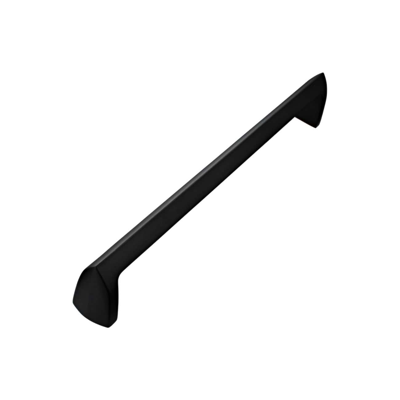 Sleek black bathroom grab bar, ideal for enhanced safety and support in showers and bathrooms. Modern, durable design suitable for bathroom safety upgrades.