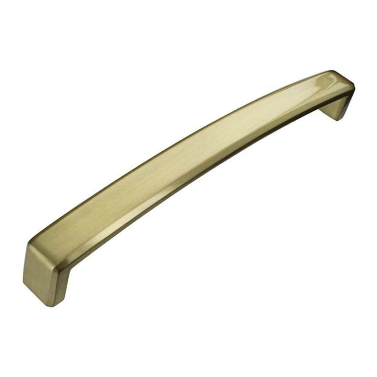 Polished brass bathroom cabinet handle for elegant kitchen or bathroom drawer and cabinet decor. Durable, stylish, and easy to install. Perfect for updating your bathroom furniture with high-quality hardware.