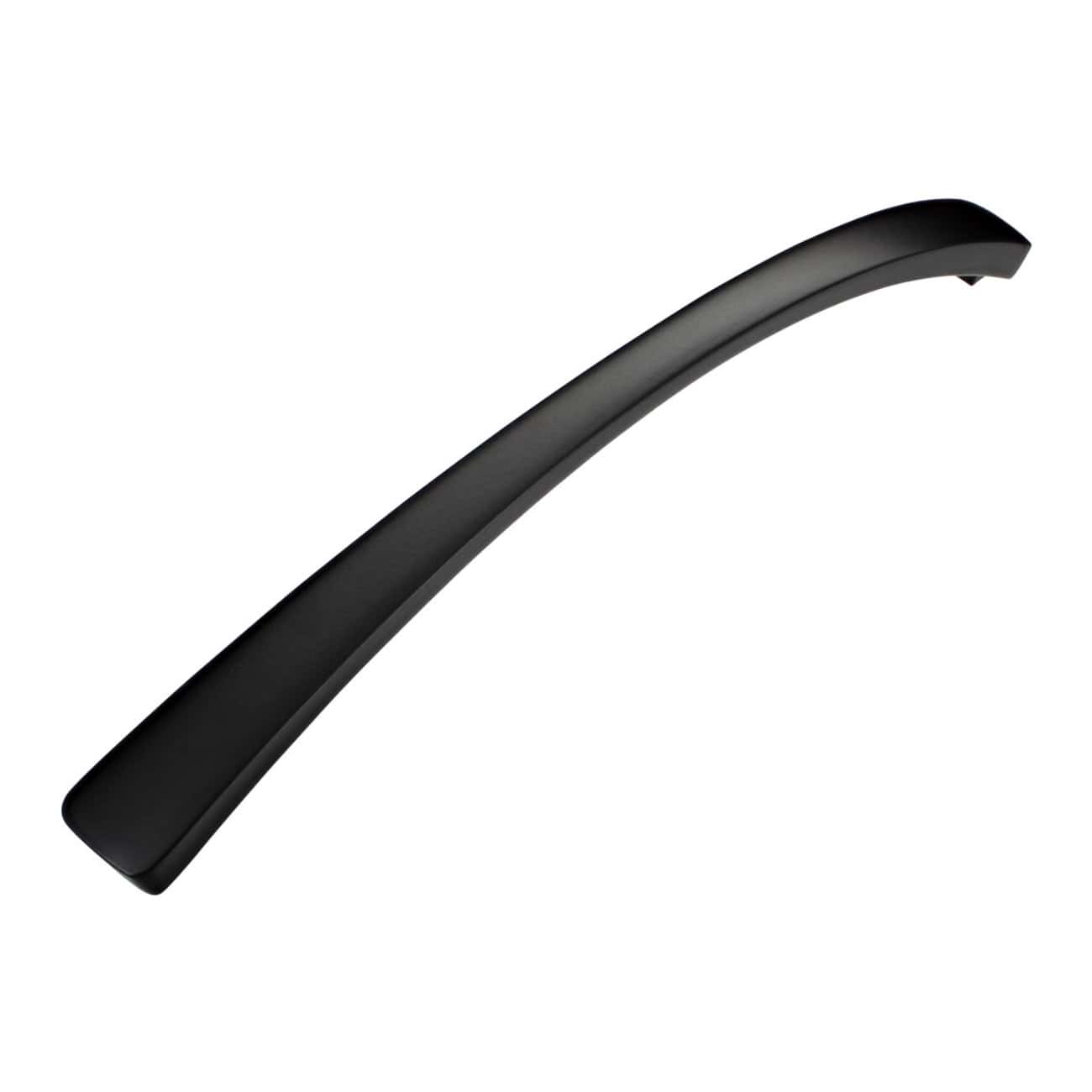 Black bathroom cabinet handle for modern bathroom vanity furniture.