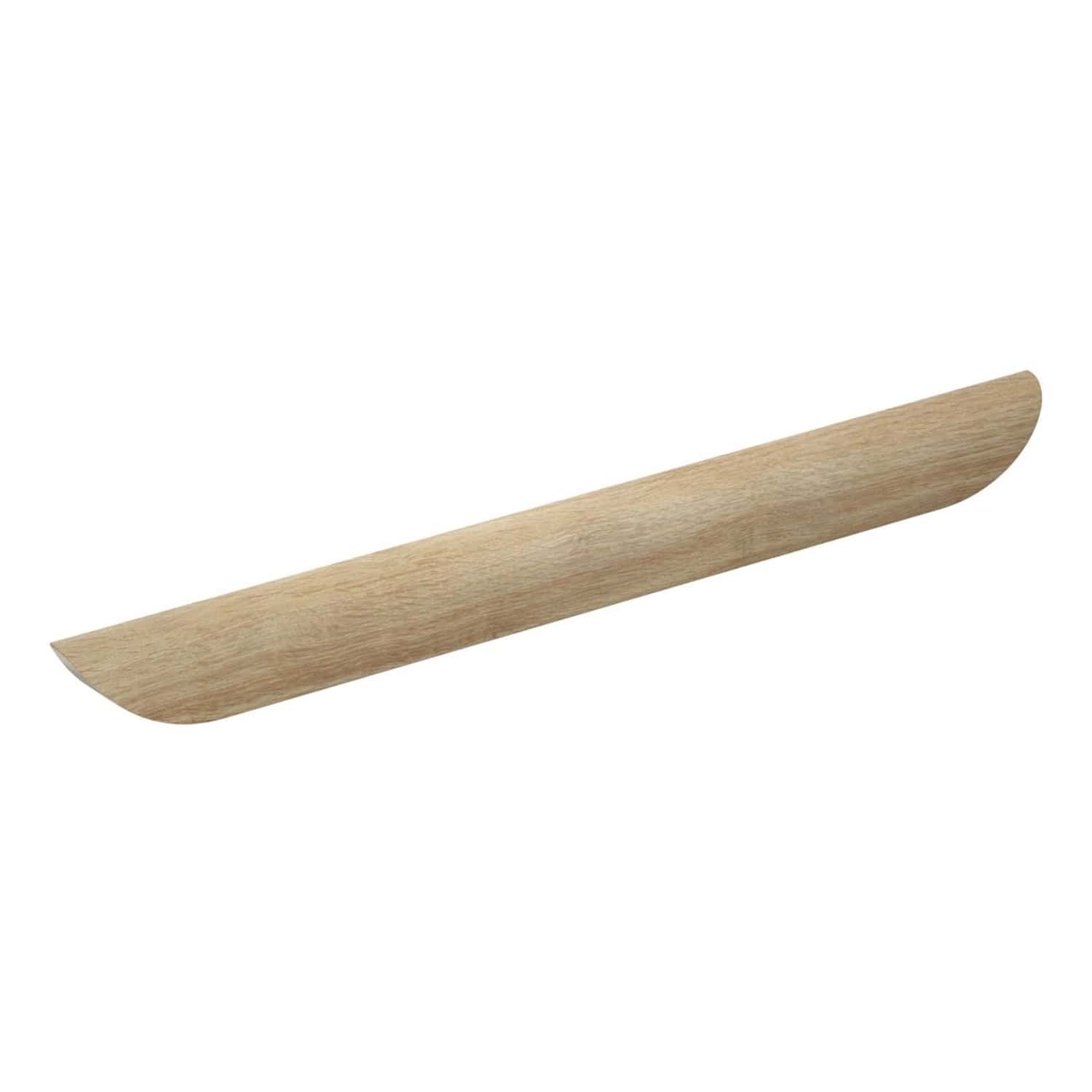 Wooden bath scrubber exfoliation tool for bathrooms, natural oak finish, hygienic and eco-friendly, ideal for relaxing showers, durable and lightweight design.