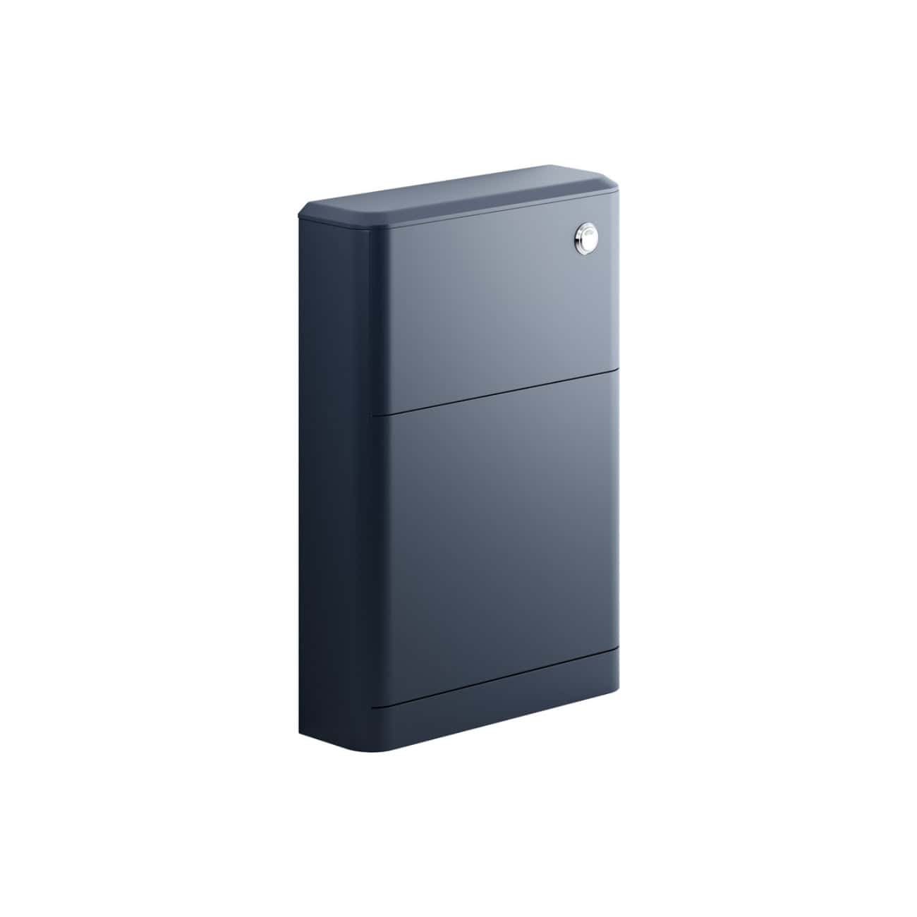 2. Sleek black flush toilet cistern for modern bathroom design, combining functionality and minimalism.