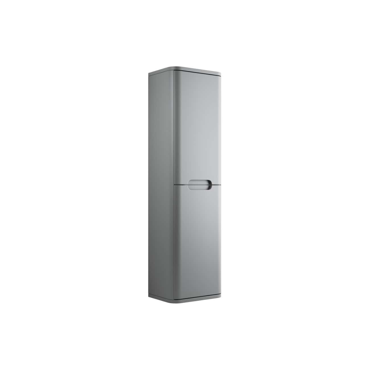Stainless steel bathroom storage cabinet with a modern, sleek design ideal for organising toiletries and essentials in contemporary bathrooms.