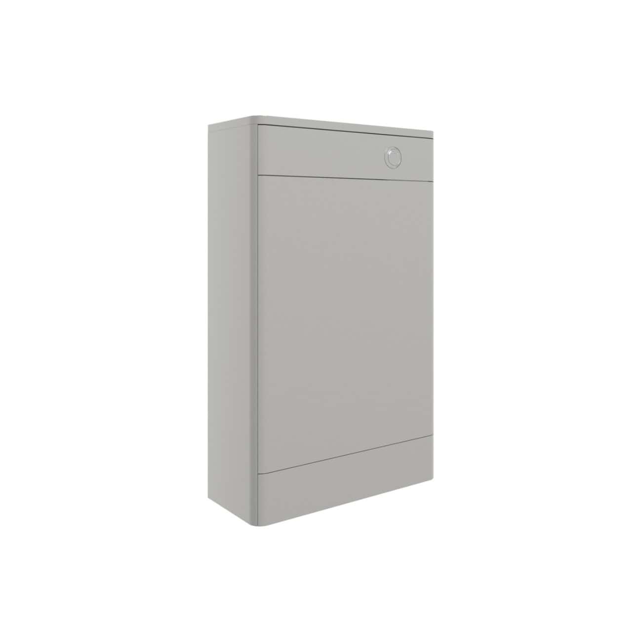 2. Modern grey washer dryer unit with sleek design, ideal for contemporary bathrooms and laundry rooms.