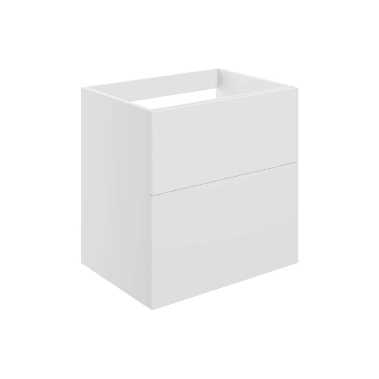 Clean white bathroom cabinet with sleek modern design, ideal for contemporary bathroom storage solutions, featuring smooth surfaces and minimalist style for a clutter-free space.