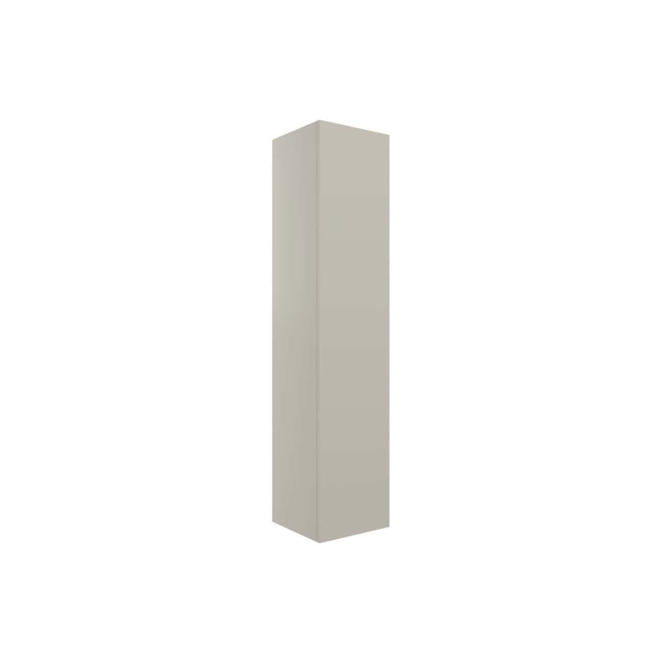 Sleek beige bathroom storage cabinet with minimalist design for modern bathroom organisation. Perfect for storing toiletries and accessories discreetly. Crafted from durable materials, blending functionality with contemporary style.