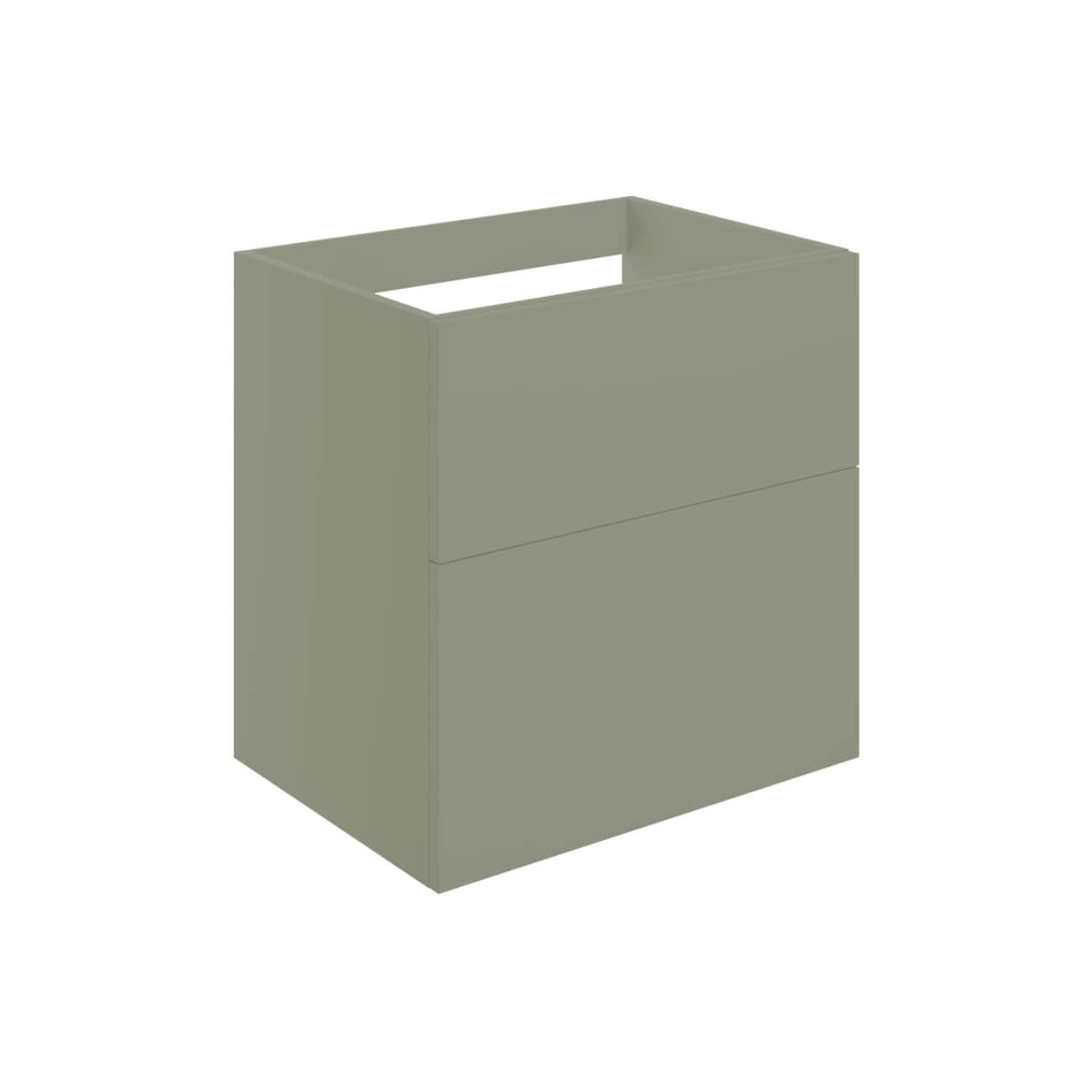 Sleek grey bathroom vanity unit with a modern minimalist design, featuring clean lines and ample storage space, ideal for contemporary bathrooms.