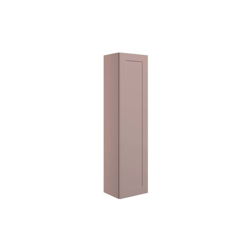 Sleek beige bathroom storage cabinet with a modern minimalist design, perfect for organising toiletries and bathroom essentials.
