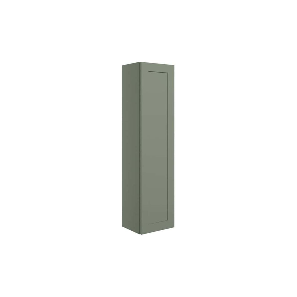 Elegant grey bathroom storage cabinet with minimalist design, ideal for modern bathroom interiors, offering stylish and functional storage solutions for organization and space saving.