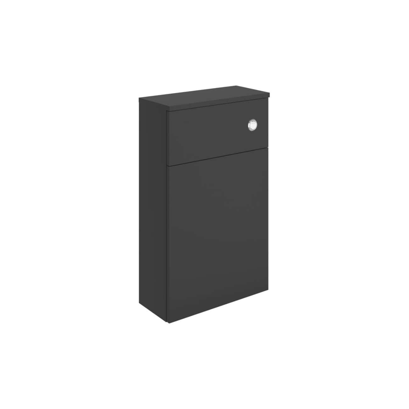 Powder-coated black post box with front lock, modern and secure outdoor letterbox, ideal for contemporary home entrances, durable metal construction for outdoor use.