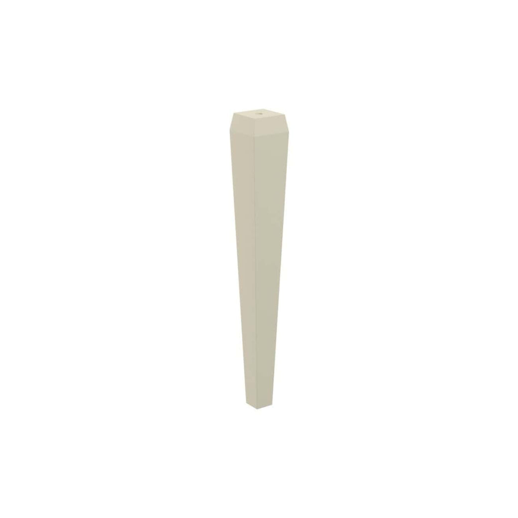 Sleek beige bathroom leg or support, suitable for modern bathroom furniture, providing durability and style. Ideal for bathroom renovation and cabinetry, featuring high-quality materials.