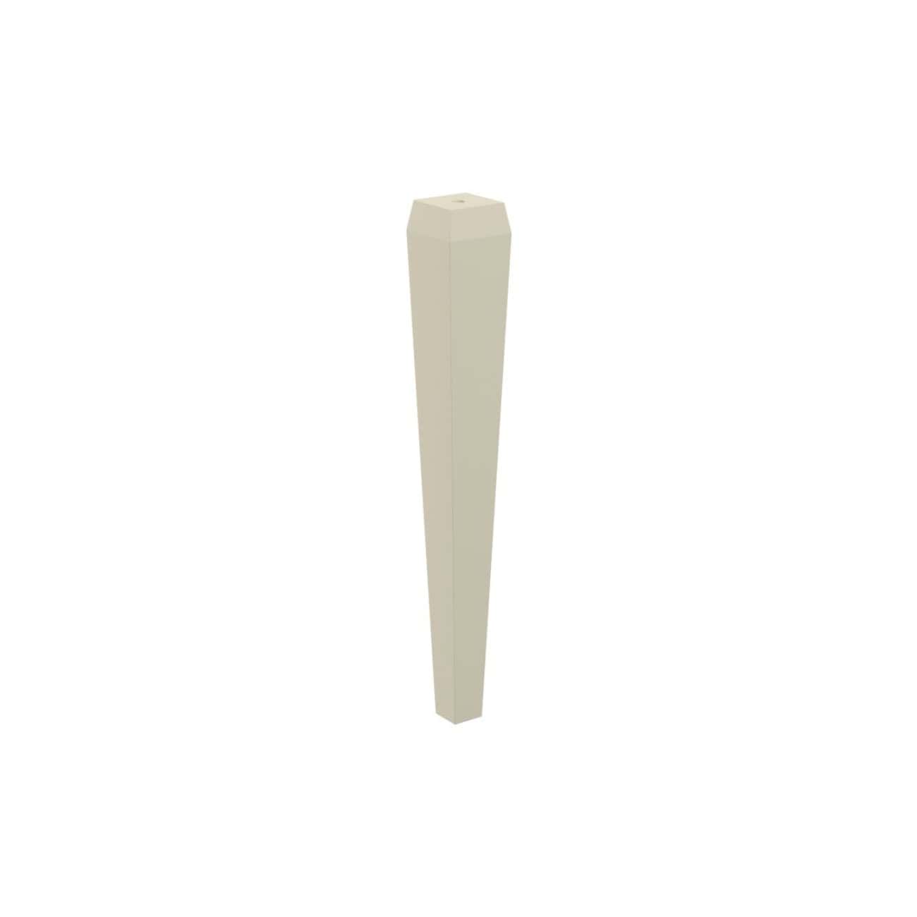 Sleek beige bathroom leg or support, suitable for modern bathroom furniture, providing durability and style. Ideal for bathroom renovation and cabinetry, featuring high-quality materials.