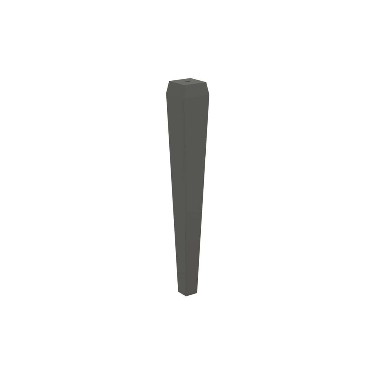 Sleek dark grey shower leg or support post for modern bathroom plumbing and fixtures. Designed for durability and style in contemporary bathroom renovations.