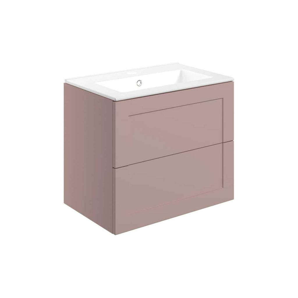 Modern beige bathroom vanity with integrated sink, perfect for contemporary bathroom designs, offering practical storage solutions and elegant aesthetics.