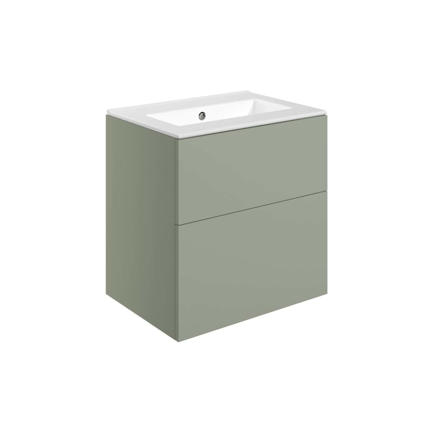 Sleek grey bathroom vanity with integrated white ceramic sink and storage drawers for modern bathroom organisation and style. Perfect for contemporary bathroom design.