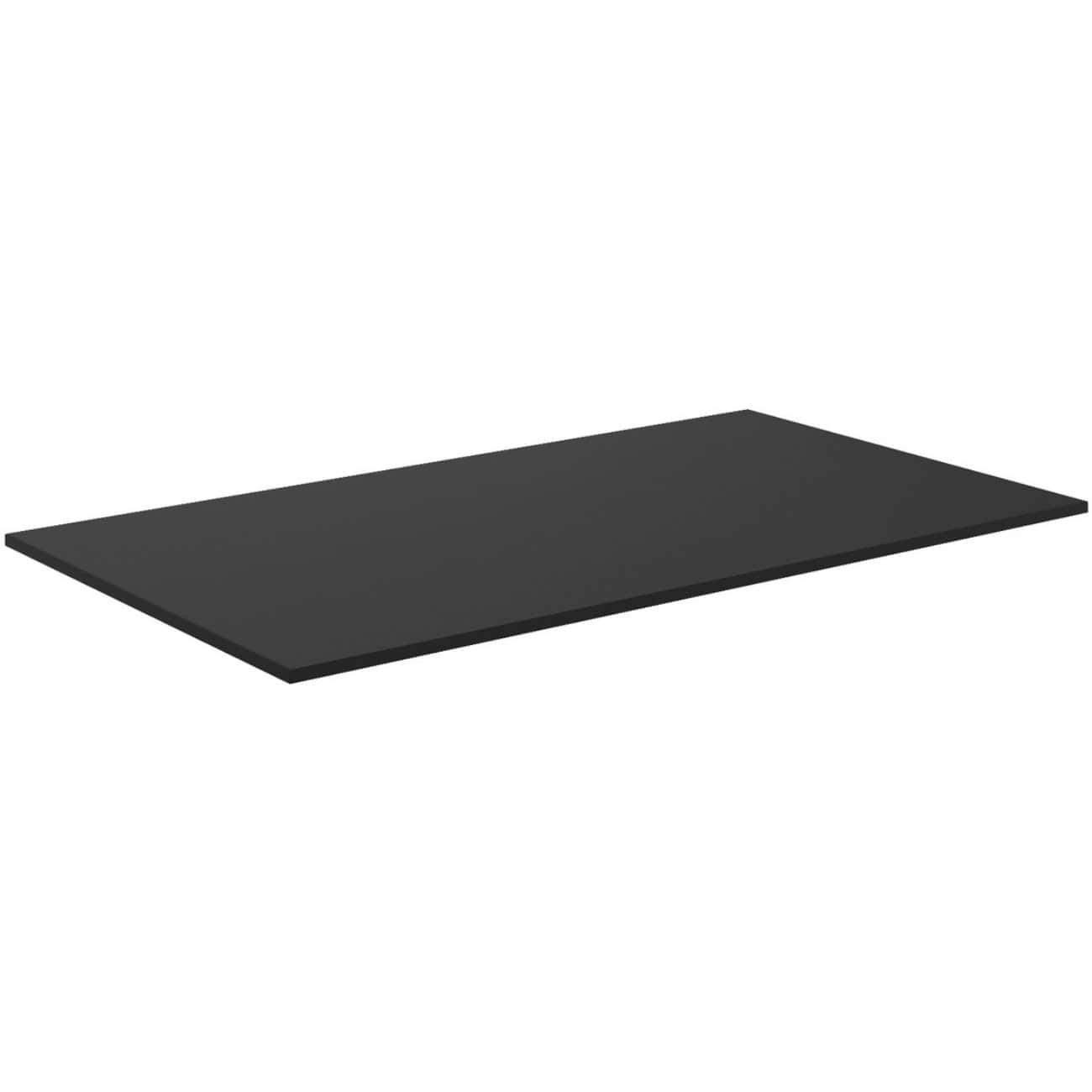 Black bathroom shower tray with sleek, modern design for contemporary bathroom interiors. Durable and easy to install, ideal for creating a stylish shower area.