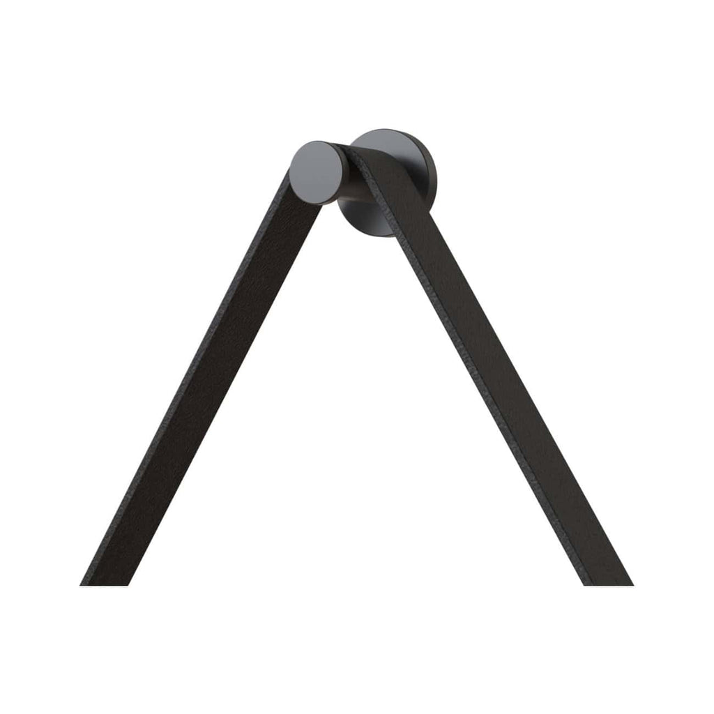 Black adjustable bathroom towel rail bracket mount, modern bath accessories for bathroom organisation, easy installation for secure support.