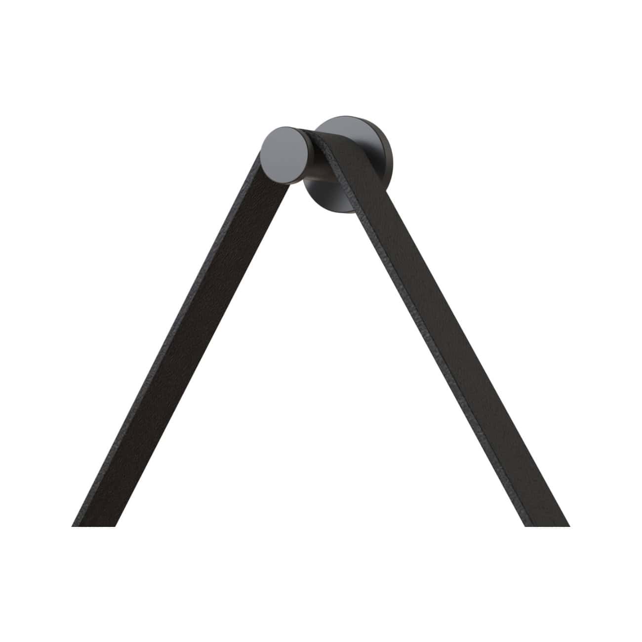 Black adjustable bathroom towel rail bracket mount, modern bath accessories for bathroom organisation, easy installation for secure support.