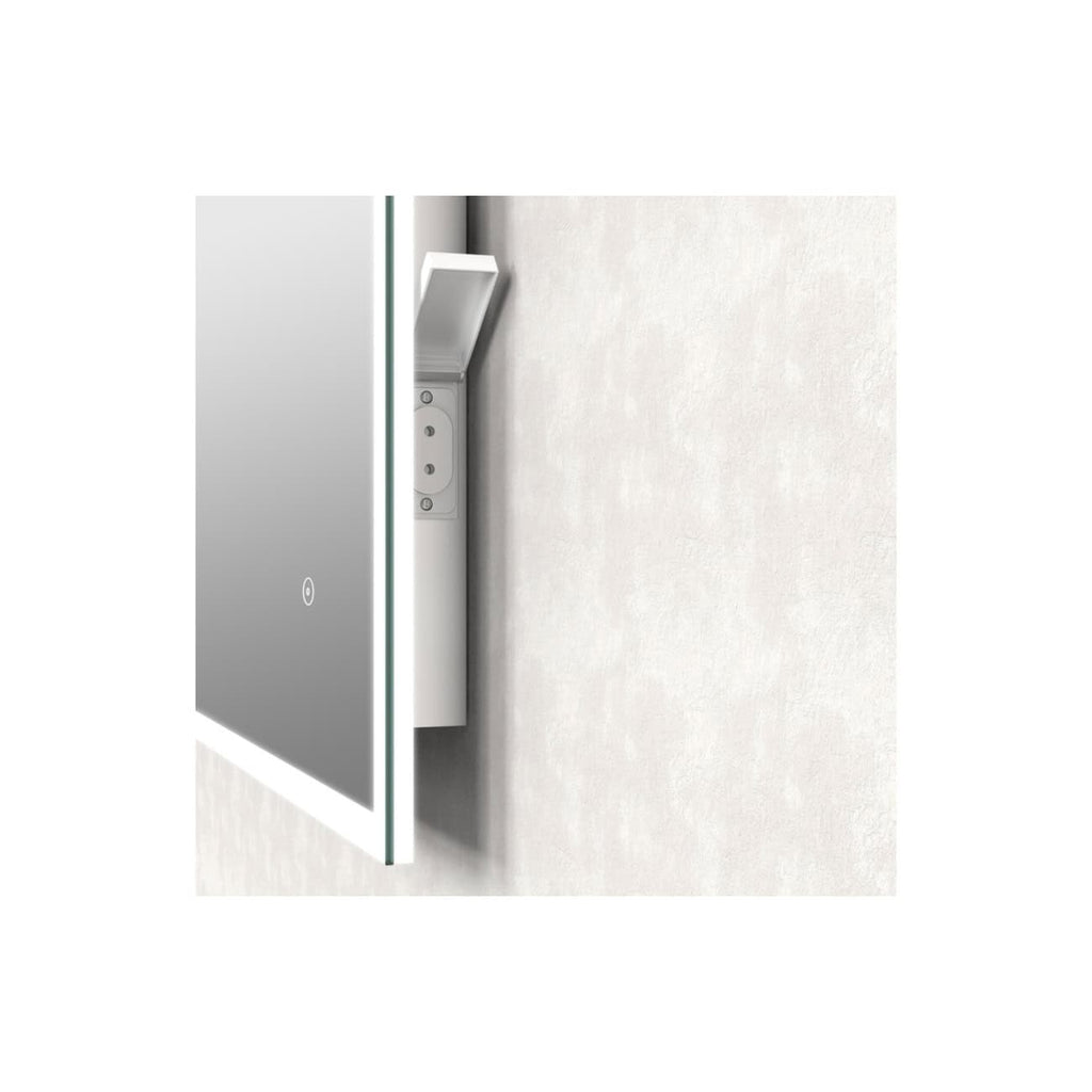Modern glass shower enclosure with sleek metal hardware and minimalist design, ideal for contemporary bathrooms.
