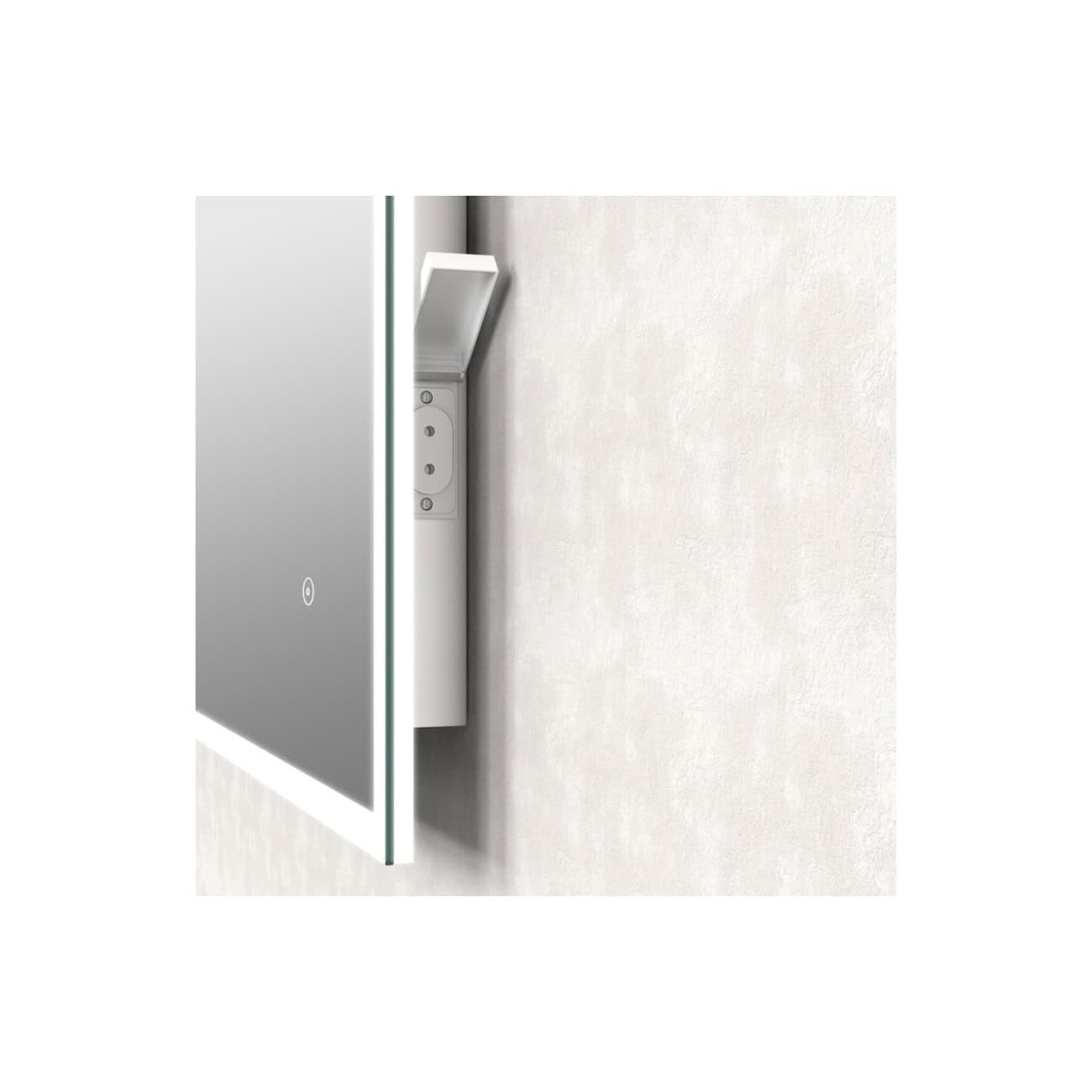 Modern glass shower enclosure with sleek metal hardware and minimalist design, ideal for contemporary bathrooms.