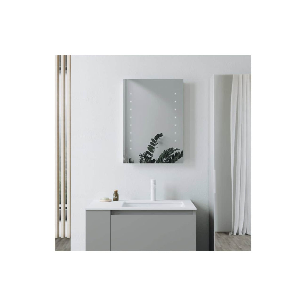 Sleek modern bathroom vanity with a large mirror, minimalist design, and neutral colour palette; perfect for contemporary home bathroom decor.