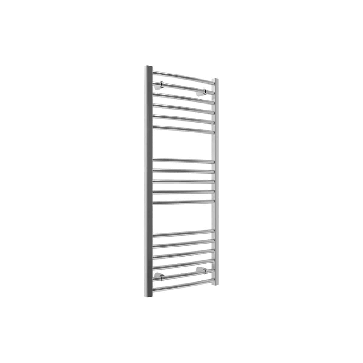 Chrome heated towel rail with multiple bars, perfect for modern bathrooms for hanging towels and creating warmth. Suitable for bathroom heating solutions and contemporary bathroom designs.