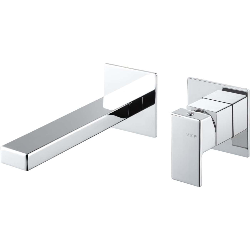 Elegant chrome bathroom mixer tap set with sleek modern design, ideal for contemporary bathrooms, providing both style and functionality. Perfect for bath or basin installations.