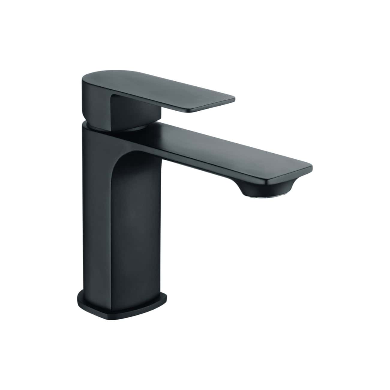 Sleek black bathroom tap with a modern, minimalist design, perfect for contemporary bathrooms. Durable finish, easy to operate, and enhances bathroom aesthetics. Ideal for stylish, functional bathroom upgrades.