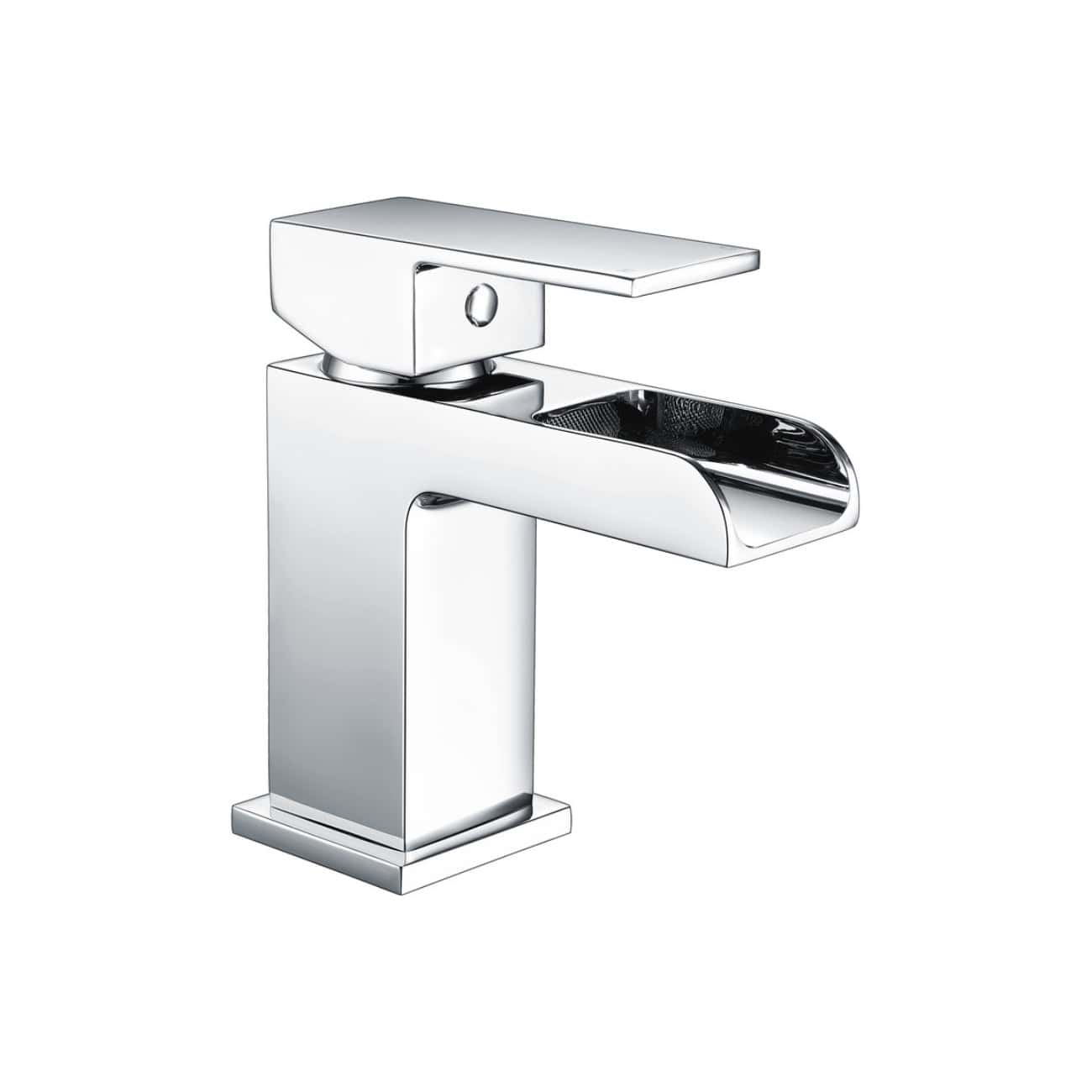Chrome bathroom basin mixer tap with modern sleek design for contemporary bathroom decor. Perfect for stylish and functional bathroom updates.