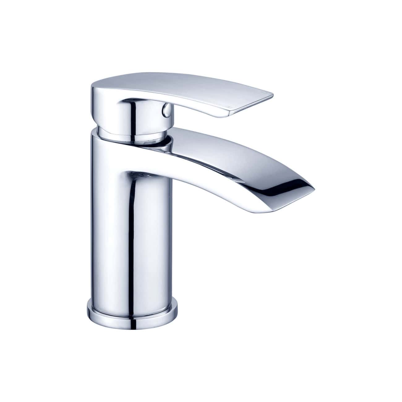 Sleek chrome bathroom tap with modern design, ideal for contemporary bathrooms and washbasins. Crafted from durable material, perfect for stylish and functional bathroom fixtures.