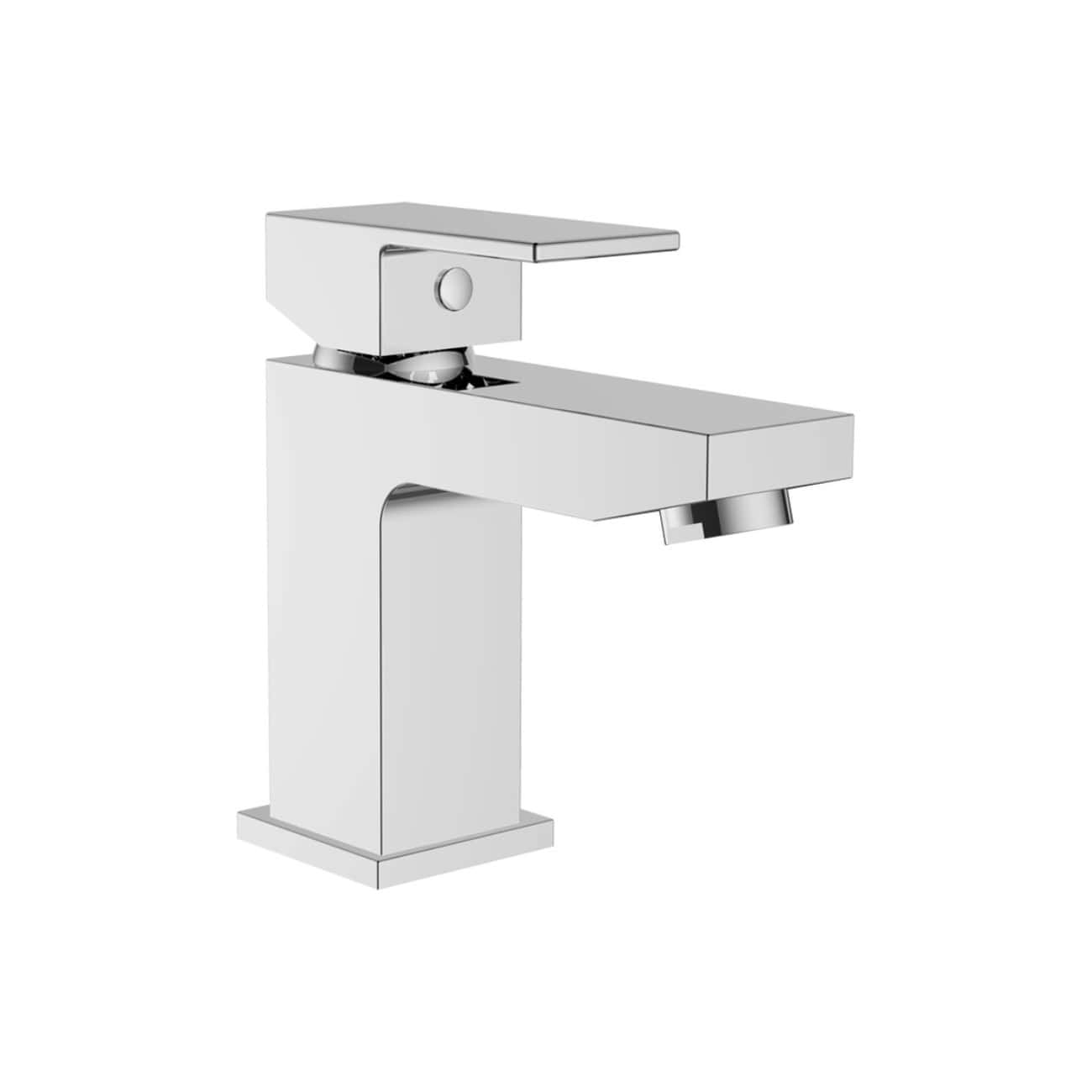 Sleek modern silver bathroom mixer tap with a minimalist design for contemporary bathrooms. Perfect for stylish and functional bathroom upgrades.