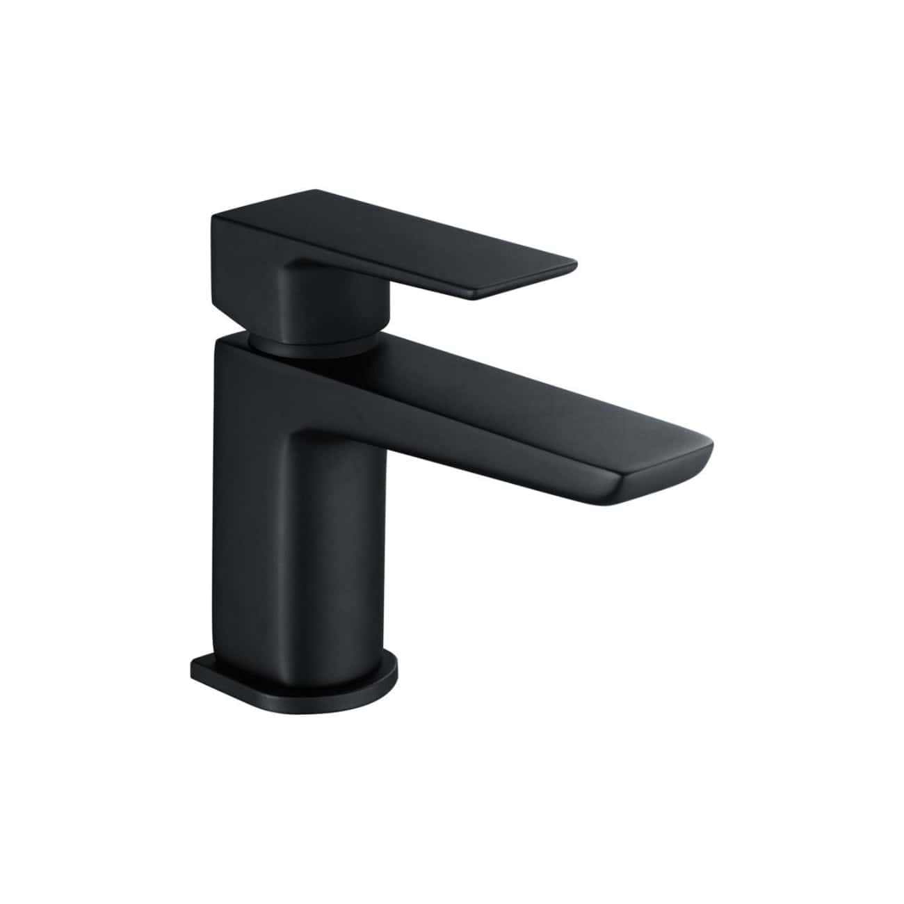 Sleek black modern bathroom tap with minimalist design, ideal for contemporary bathrooms, durable finish, and easy to operate for stylish and functional sink installation.