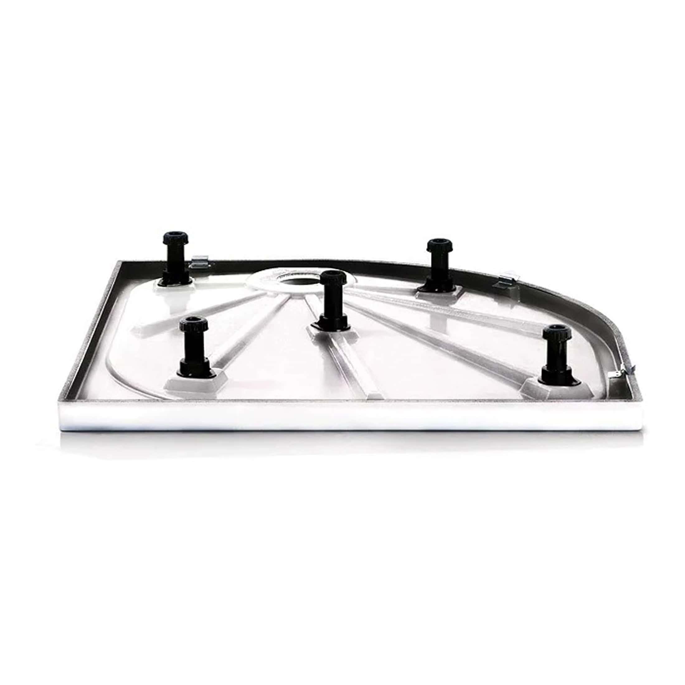 Stainless steel ice cream maker attachment for Bubly Bathrooms, ideal for creating professional-quality ice cream at home with durable, high-performance components.