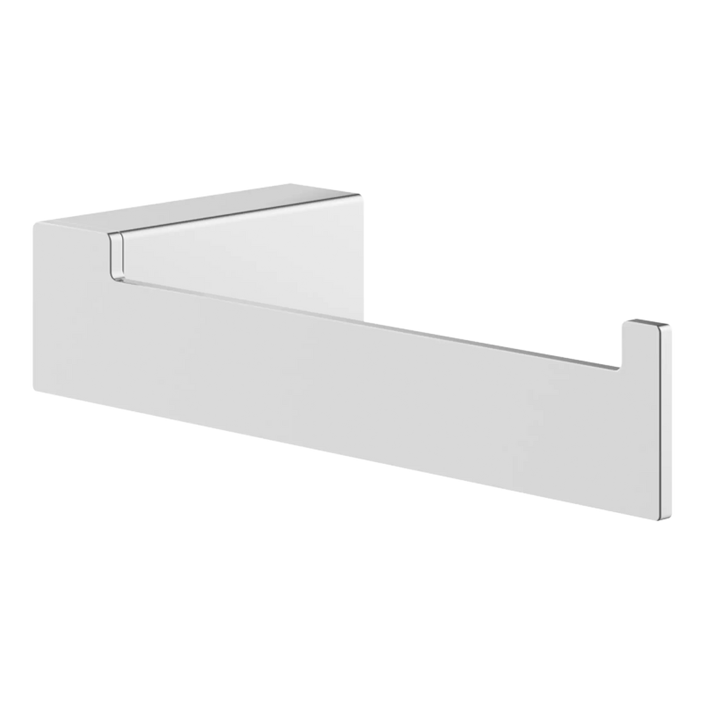 High-quality white bathroom towel rail with modern flat design, ideal for contemporary bathrooms for efficient heat distribution and space-saving storage solutions.